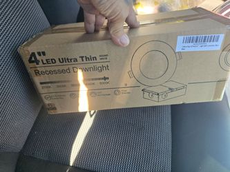 Luz ultra delgada de 4" para interior