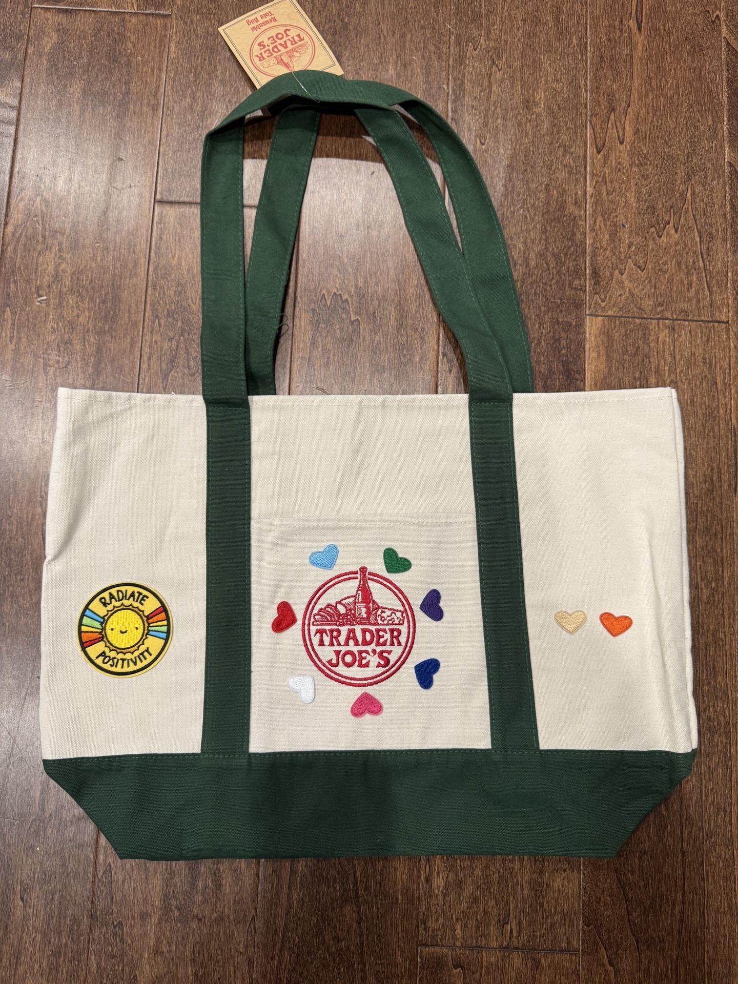 Trader joe large canvas custom