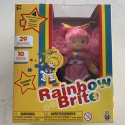 RAINBOW BRITE TICKLED PINK 5”DOLL 40th ANNIVERSARY 