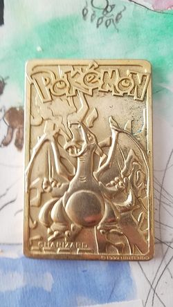 Golden Pokemon Card - Charizard