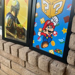 Super Mario And Star Wars Portraits