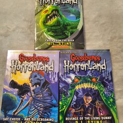 Goosebumps Soft Cover Books "Set of 3" (Great Condition)
