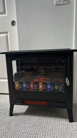 electrical fireplace with adjustable fire light 
