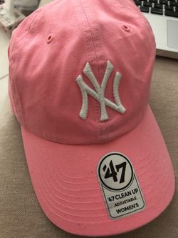 Brand new pink yankee hat