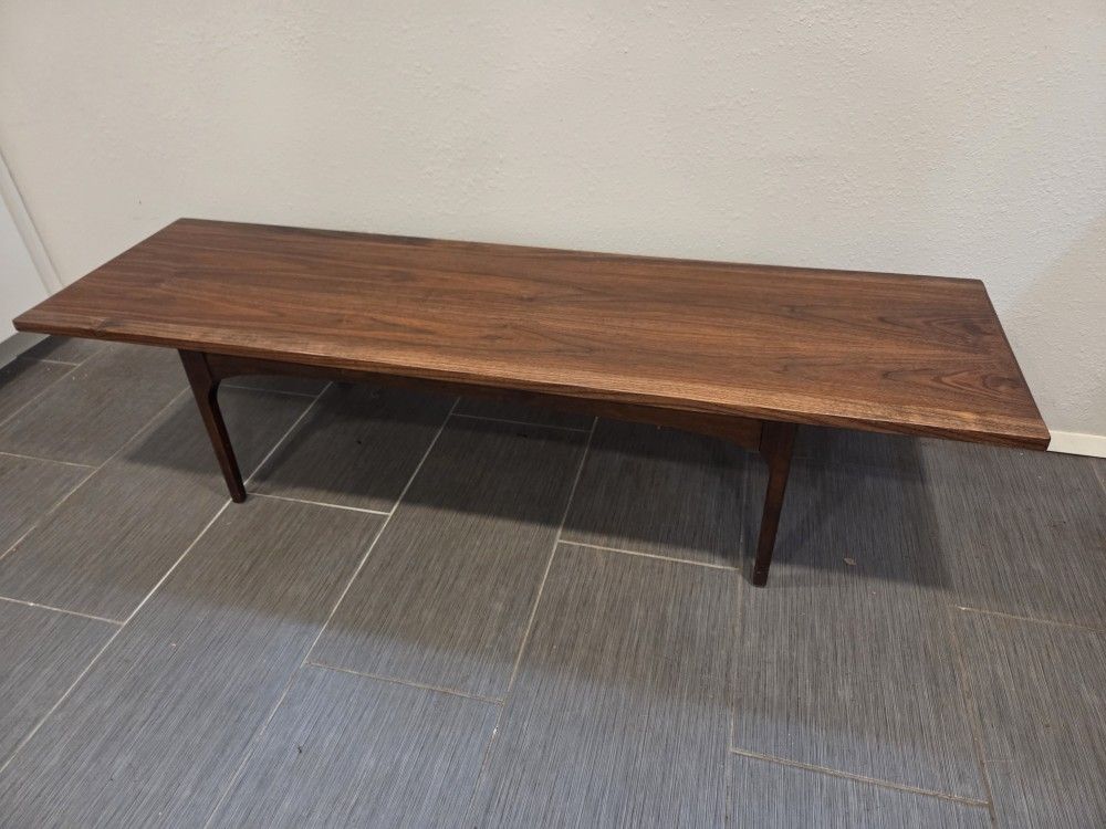 Mid Century Walnut Coffee Table 