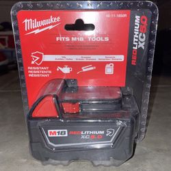 Milwaukee M18 REDLITHIUM XC5.0 Battery