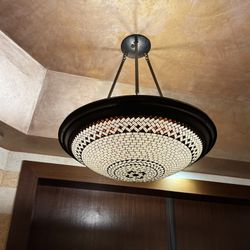 HILLIARD Braided Dome Hanging lamp  24 inch