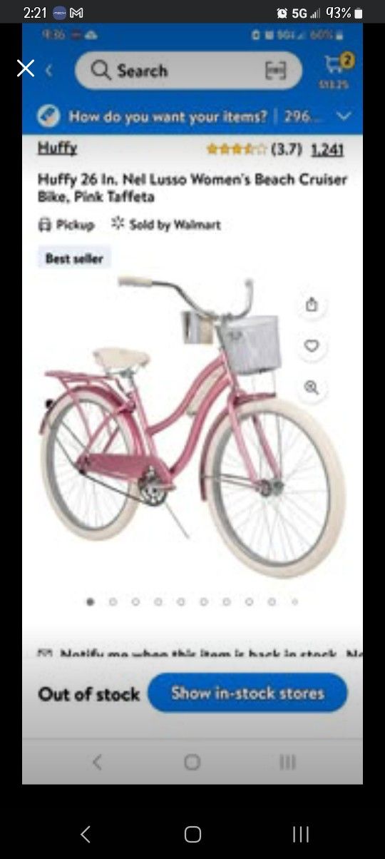 24" New Huffy Nel Lusso Bicycle