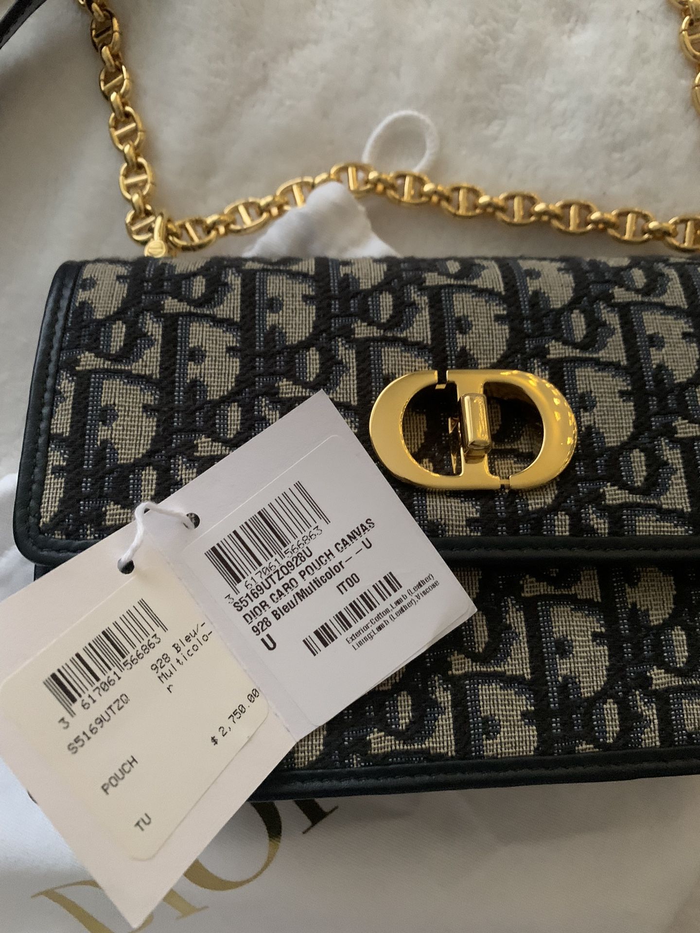 Dior Caro Pouch Canvas