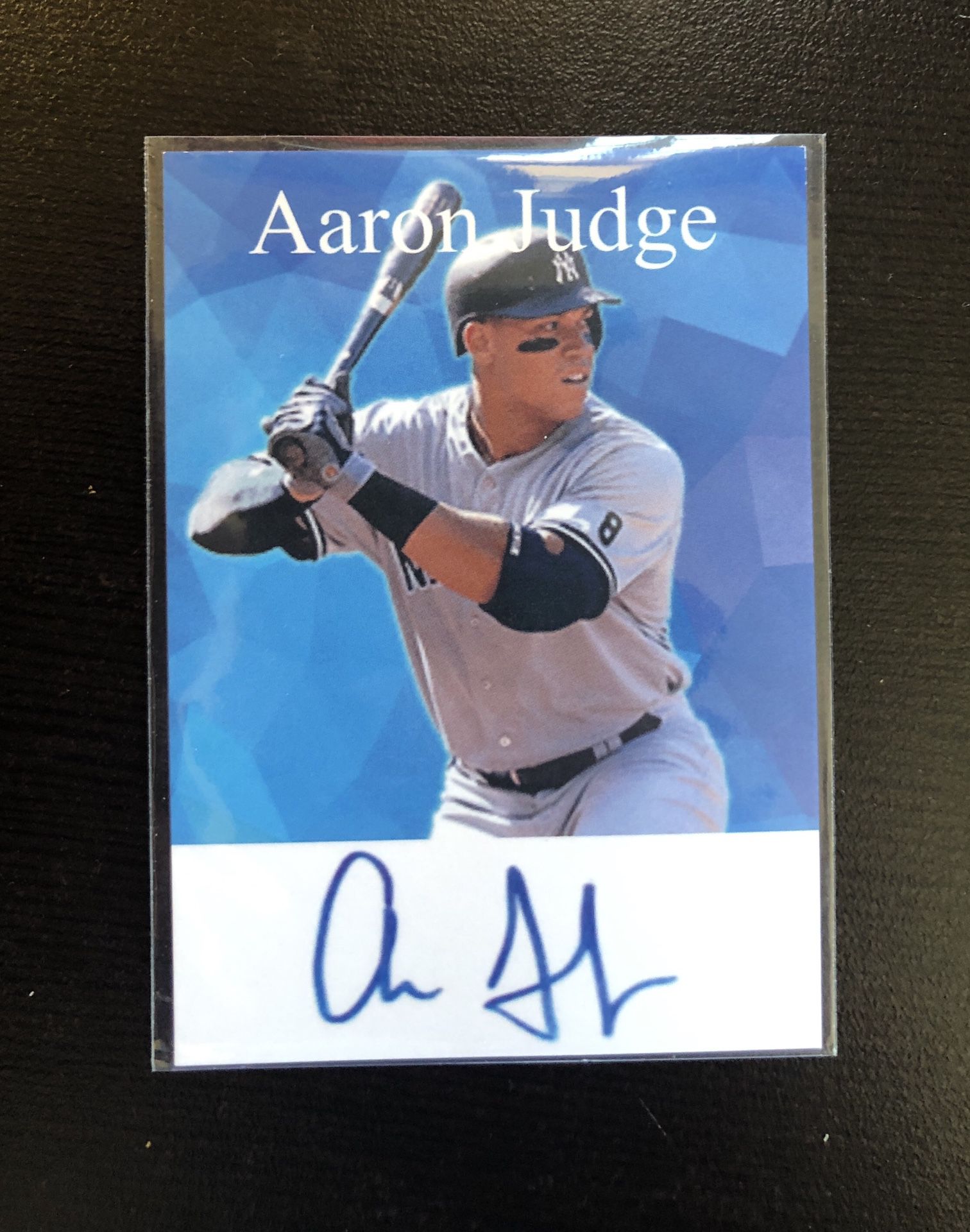 Aaron Judge Autograph Series Baseball Card