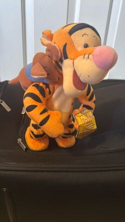 Vntg 1999 Disney Winnie Pooh Tigger & Roo Bounce N Sing Interactive Toy WORKS