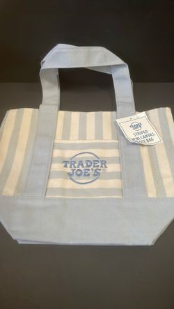 Trader Joe’s Striped Mini Canvas Tote