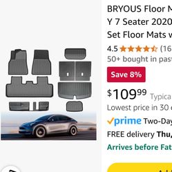 Tesla Model Y 7 Seater Floor Mats
