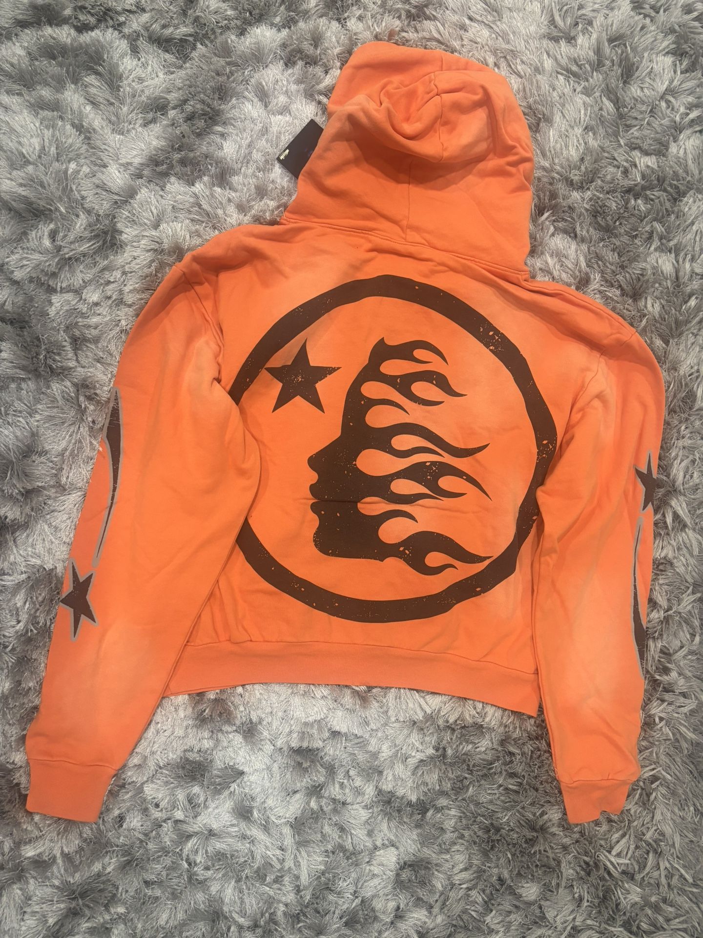 Fire Orange Hellstar Hoodie