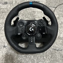 Logitech G 923 Racing Wheel & Pedals + Shifter – Open Box (Never Used)