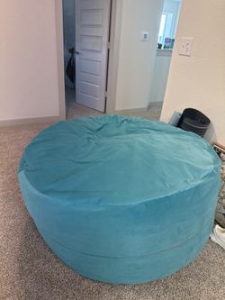 Ultimate Sack 5000 – 5-Foot Bean Bag Chair (Teal) – Austin Pickup