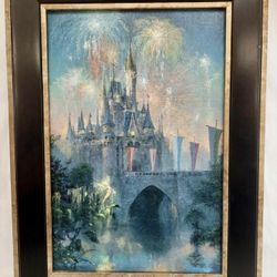 DisneyWorld Castle Lithograph Art