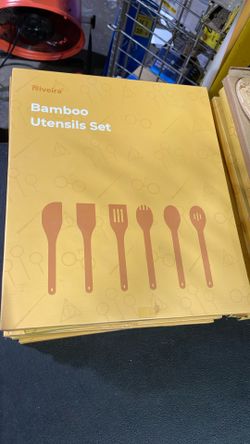 SaleSumo Bamboo Utensils Set