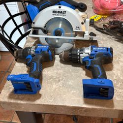 Kobalt 24V Drill Set All Tool Only 