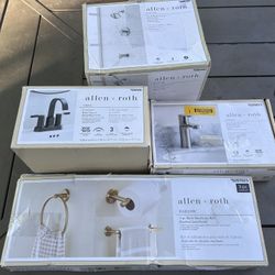 Vanity And Shower Faucets Bathroom Hardware Kit 