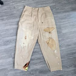 Kapital Karagi High West Mean Pants (lumber Jack Damaged)