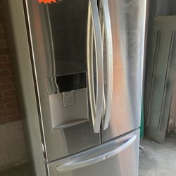 LG Stainless Steel 3 Door Refrigerator 30 Wide And Repair