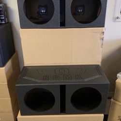 Q Bomb Car Audio . 12 Inch Car Stereo Subwoofer Vented Box  High Quality . 3 Day Blow Out Sale  $109 Each While They Last . New 