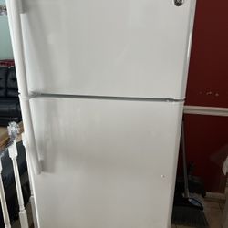 White GE Fridge 