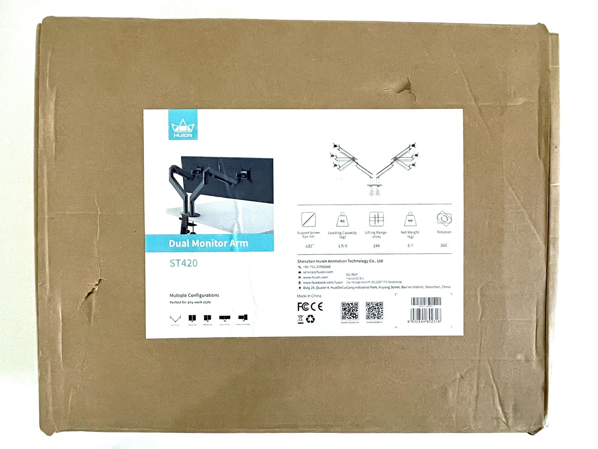 HUION DUAL MONITOR ARM ST420