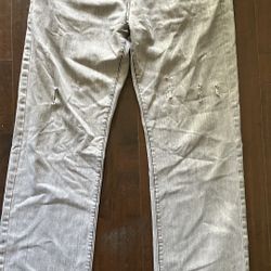 Grey Ripped Jeans Size 36