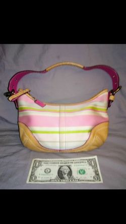 Small colorful Coach handbag-No.L043-1884