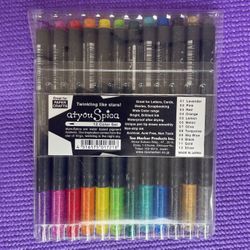 NEW - atyou Spica Glitter Pens 12 Piece - SET