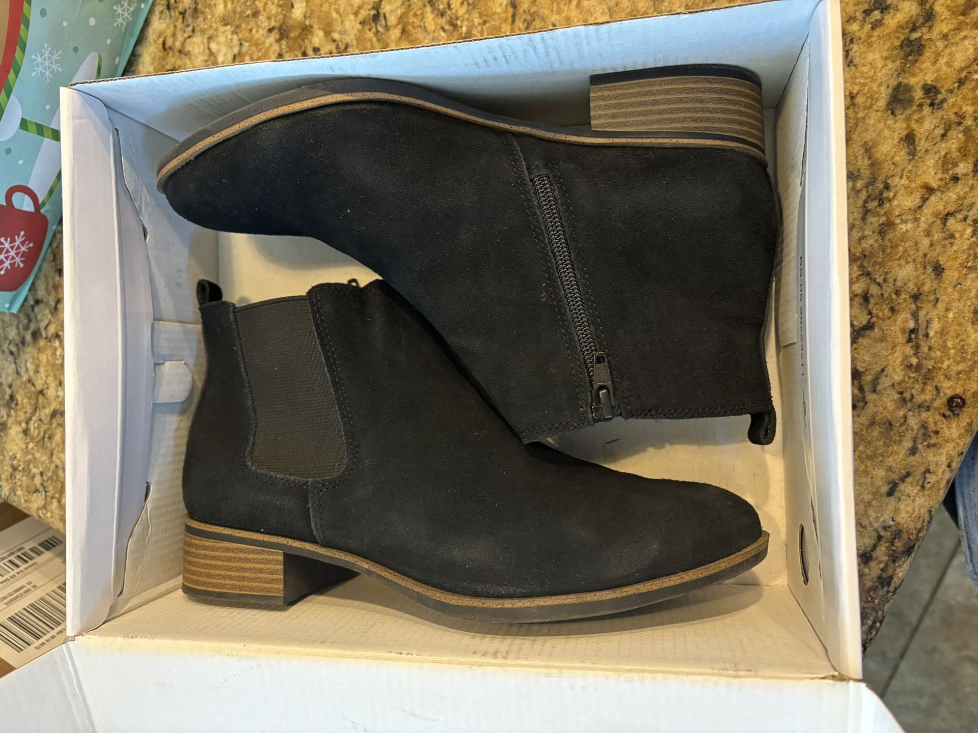 Women’s Black Ankle Boots Size 9