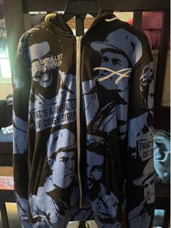 Asaalix Awful lot of cough syrup zip up hoodie