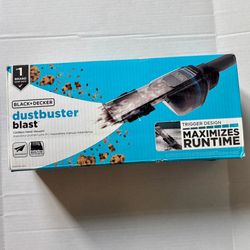 NEW BLACK+DECKER dustbuster Blast Cordless Handheld Vacuum Compact Lightweight Effective Easy Clean Car Home 