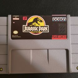 Jurassic Park Super Nintendo Tape