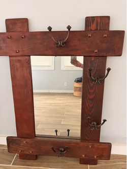 Vintage Victorian wall mirror