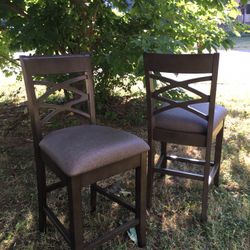 Double Crossback Chairs