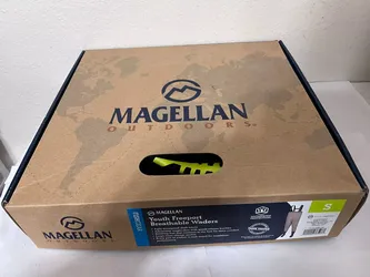 NIB Magellan Outdoors Youth Breathable Stocking-Foot Waders - Size S