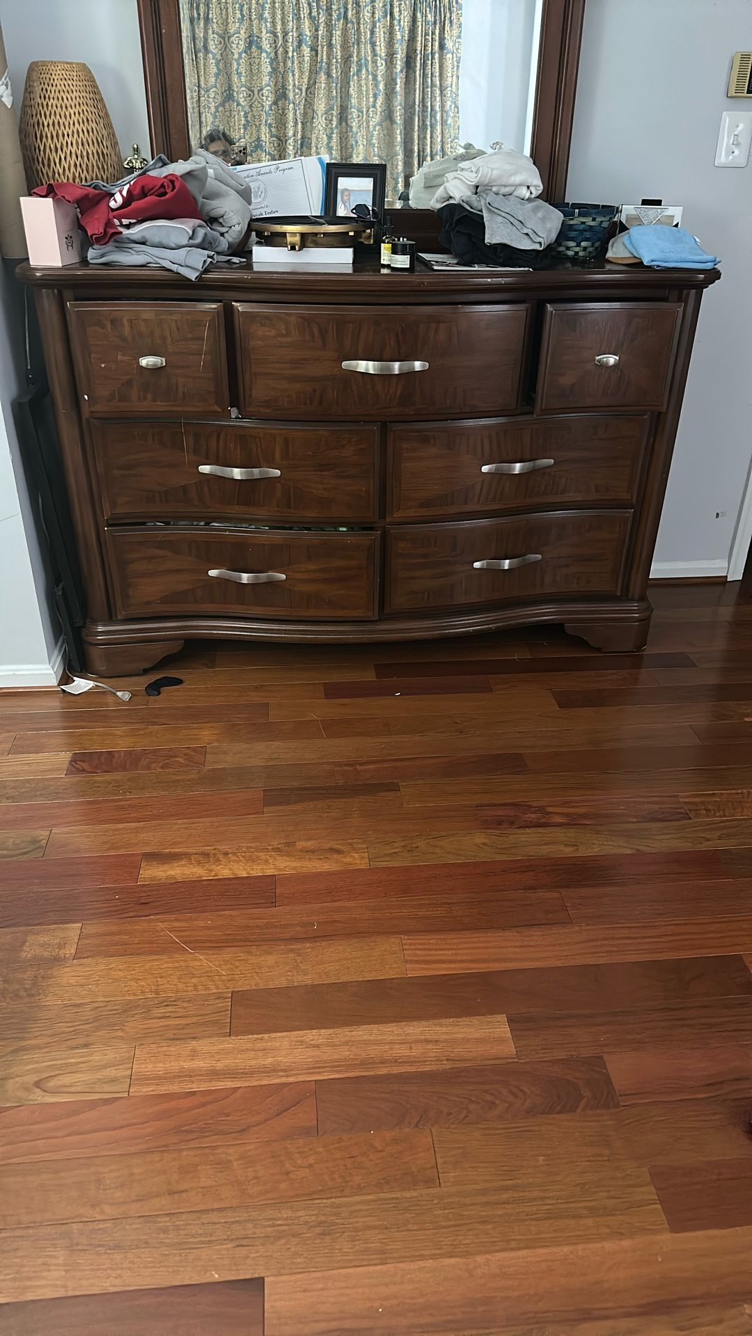 Dresser, Mirror Two Night Stands