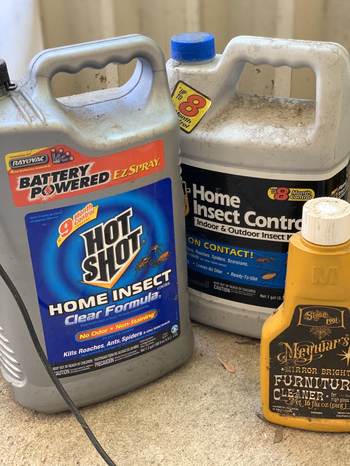 Insect killer and other miscellaneous items