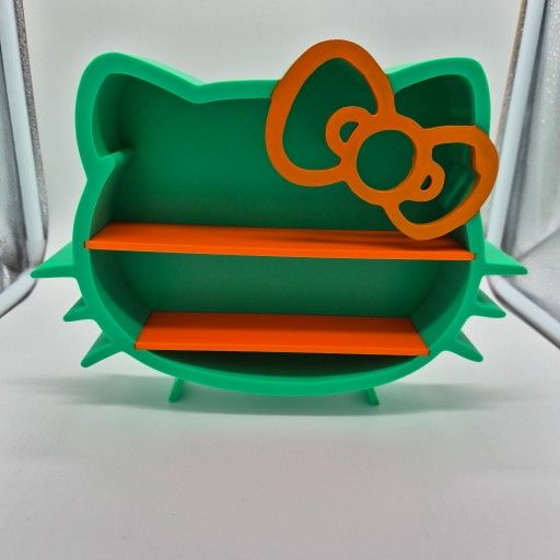 Hk Kitty Mini Figure Collectible Shelf Figure Holder Miniverse Stand