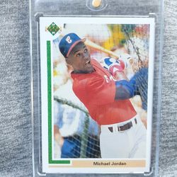 Jordan's Basebal Rookie Card