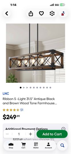 Kitchen light fixture