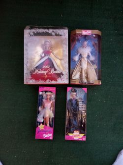 4 vintage barbie