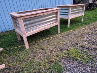 Raised flower beds