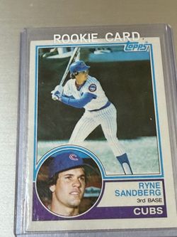 1983 Topps Ryne Sandberg Rookie Card Cubs