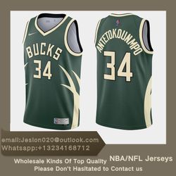Wholesale! NBA Jerseys Milwaukee Bucks Jerseys