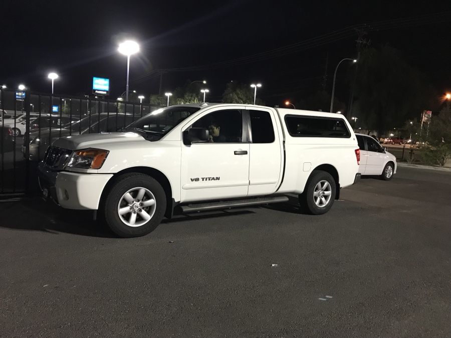 Nissan Titan king cab camper shell (80x71)