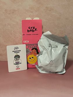 Authentic PopMart CryBaby Monster Tears Big Boy Frankie — Discontinued Set